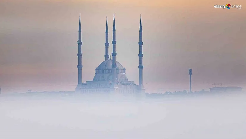 Sis denizinde kaybolan Diyarbakır'da, minareler görsel şölen sundu