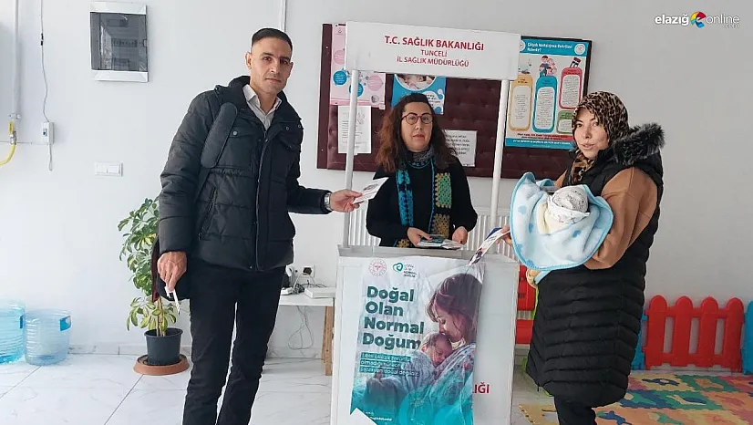 Tunceli'de Normal Doğum Eylem Planı çalışmaları