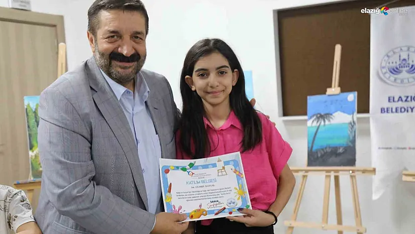 Çocuklara sertifikaları verildi