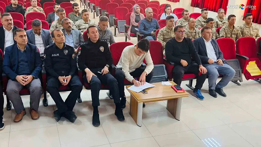 Alacakaya'da TAMP Toplantısıyla Afet Hazırlıkları Gözden Geçirildi