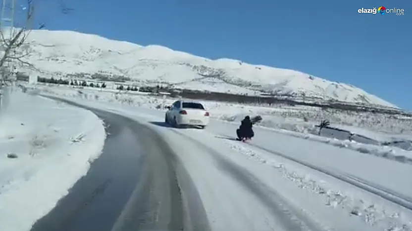 Adrenalin dediler facianın eşiğinden döndüler! Baskil'de korku dolu anlar