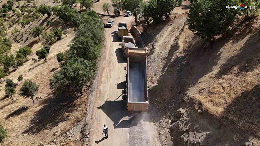 Elazığ İl Özel İdaresi'nden Bölgeye Hayati Dokunuş: Güvenlik Yolu Tamamlanıyor!
