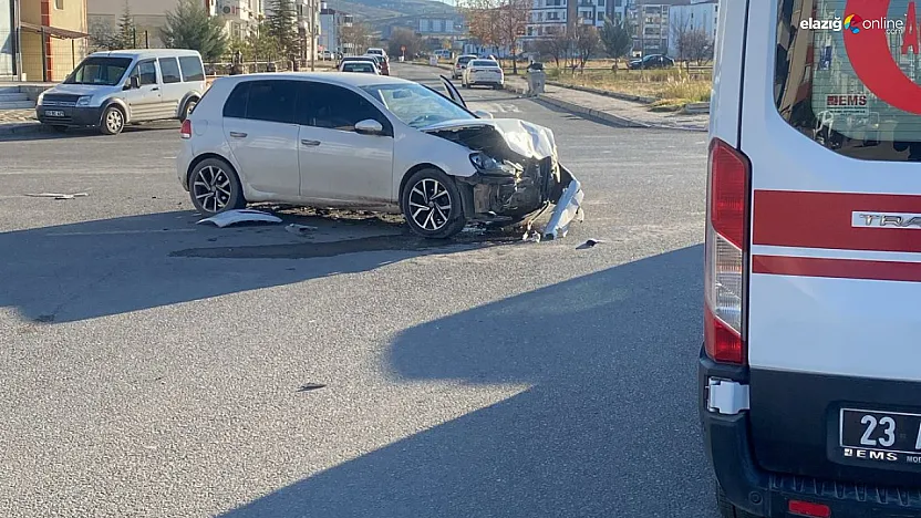 Elazığ Ataşehir'de trafik kazası: 1 kişi yaralandı