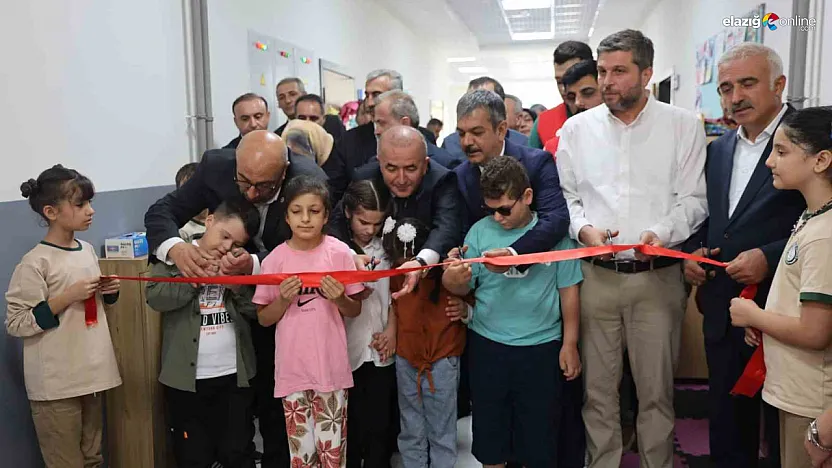 Elazığ'da Türk Kızılay'dan Özel Gereksinimli Öğrencilere 'Özel Sınıf' Desteği