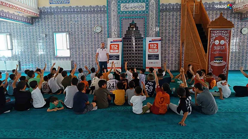 Yaz Kur'an Kursunda 112 Eğitimi: Elazığ'da Öğrenciler Bilinçleniyor!