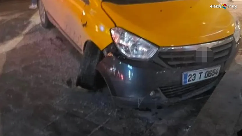 Gazi Caddesi'nde film gibi gece: Çaldığı taksiyle ATM'lere daldı!