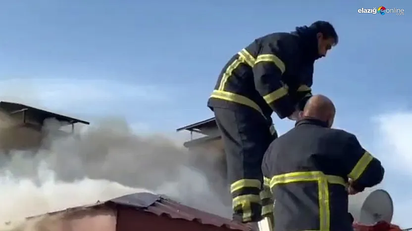 Çatı Alev Alev Yandı, İtfaiye Son Anda Müdahale Etti!