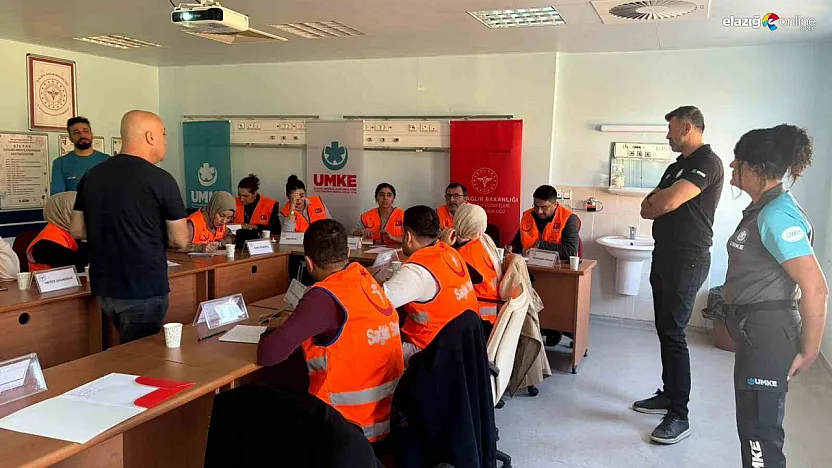Elazığ İl Sağlık Müdürlüğü'nden Hastanelere Afet Hazırlık Eğitimi