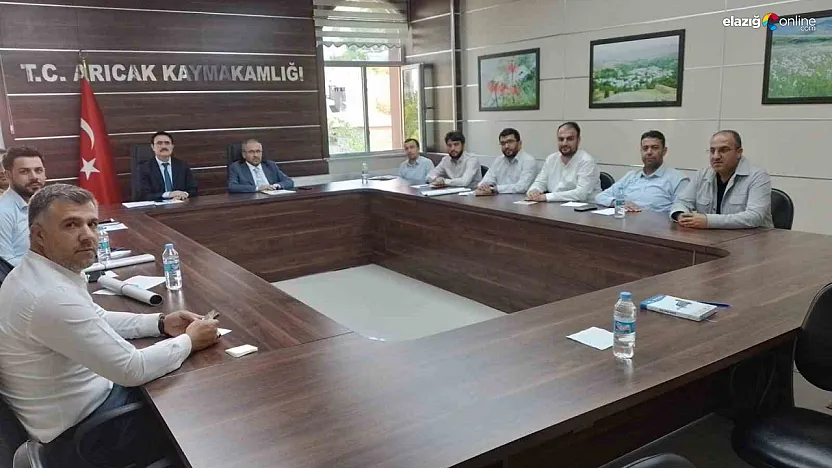 Elazığ'da İlçe Müftüleri Haziran Ayı Toplantısı Arıcak'ta Yapıldı!