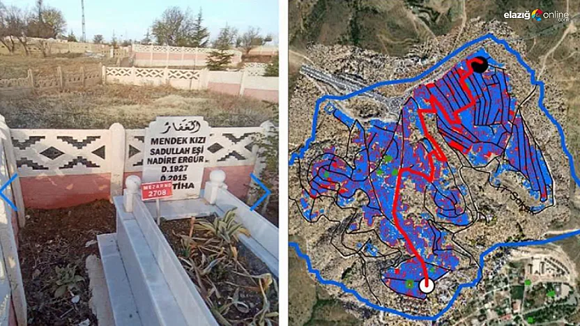 Elazığ'da kabir ziyaretine dijital köprü: 49 bin 300 mezar sisteme işlendi
