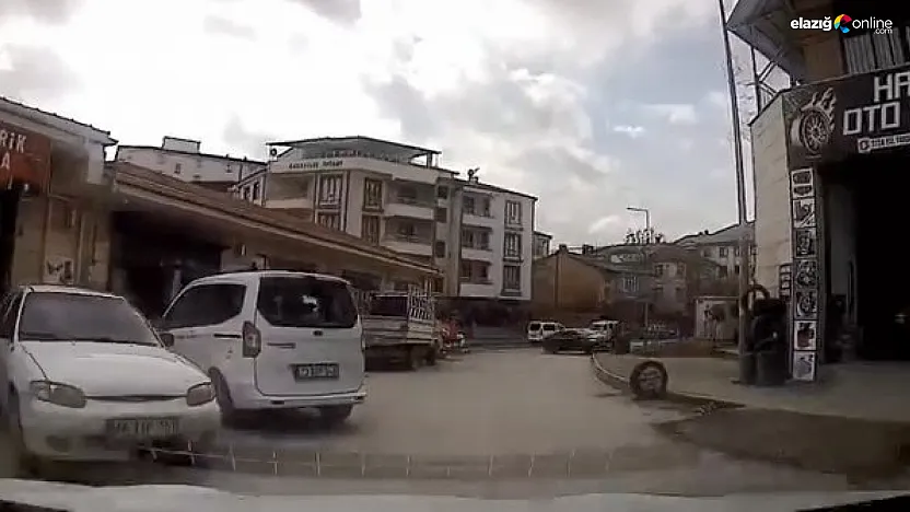 Trafoya çarpan otomobilden kıl payı kurtuldu! O anlar kameraya yansıdı