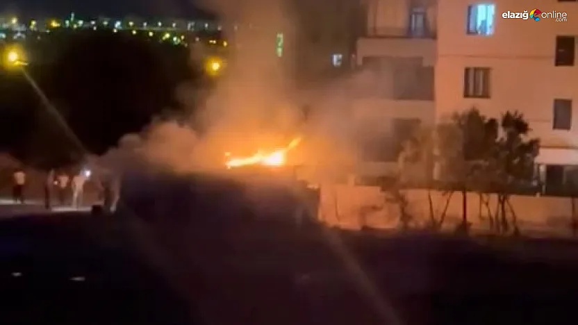 Elazığ'da Kümes Yangını! Tavuk ve Güvercinler Telef Oldu!