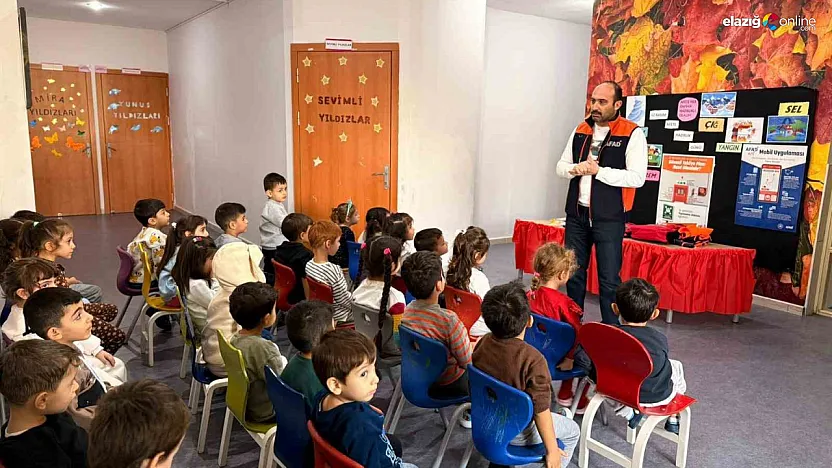 Elazığ AFAD'tan Tunceli'de Eğlenceli ve Öğretici Afet Eğitimi!