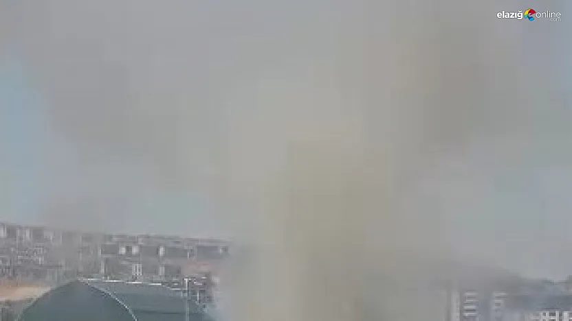 Elazığ'da Otluk Alanda Çıkan Yangın Korkuttu!