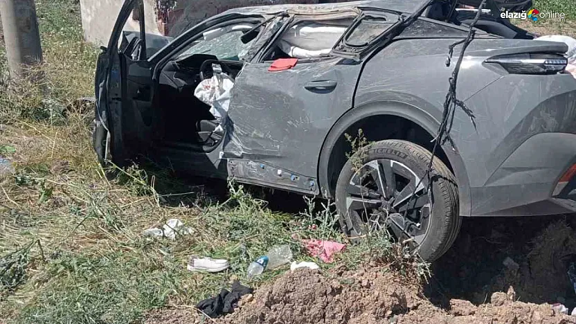 Kovancılar'da Otomobil Şarampole Uçtu: 4 Kişi Yaralandı!