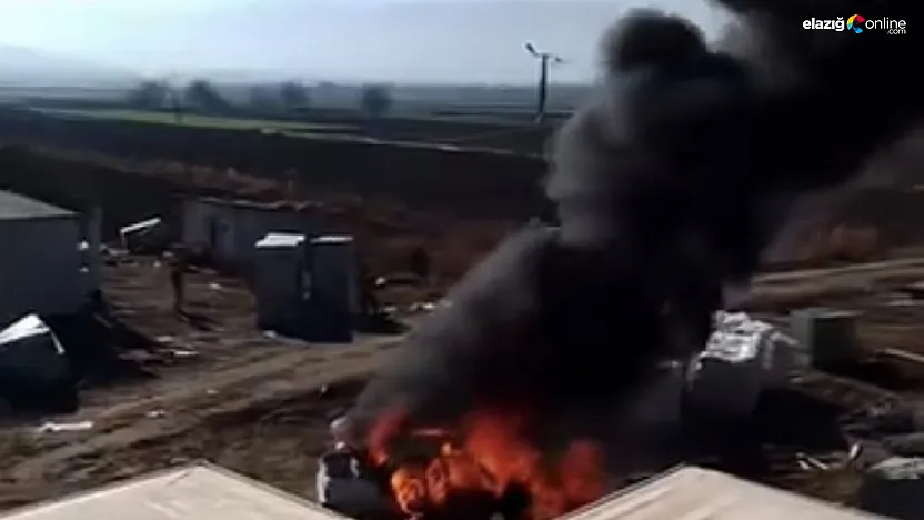 Yazıkonak'ta korkutan yangın: Bir anda alev topuna döndü!