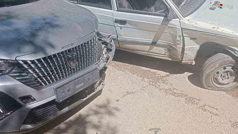 Kovancılar'da Trafik Kazası! Can Kaybı Yok, Araçlar Zarar Gördü