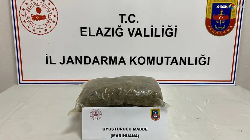 Jandarma Elazığ'da Uyuşturucuya Geçit Vermedi!