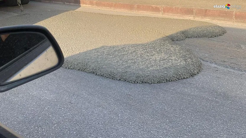 Elazığ'da Yola Beton Döken Mikser Yakalandı, Cezası Dudak Uçuklattı