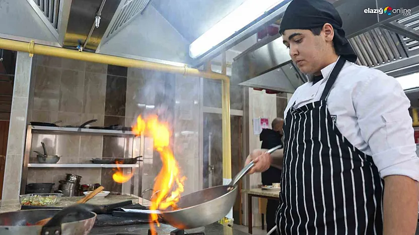 Günde 5 bin ekmek, bin çeşit yemek: Elazığ'ın gastronomi üssü bu lise!