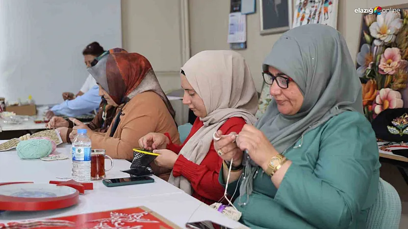 Elazığlı Kadınlar Hem Üretiyor, Hem Kazanıyor: Halk Eğitim Merkezi Kursları Göz Dolduruyor!