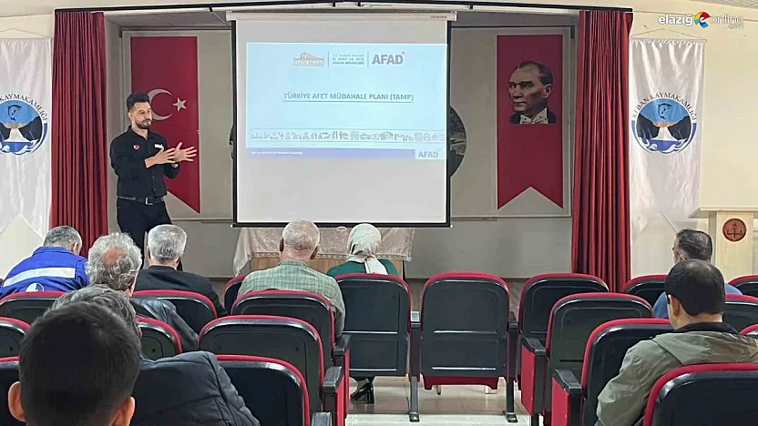 Keban'da Afetlere Karşı Hazırlık Kapasitesi Artırılıyor!