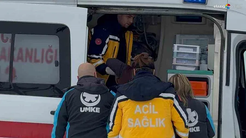 Kar geçit vermedi, Elazığ UMKE engelleri aşarak yetişti