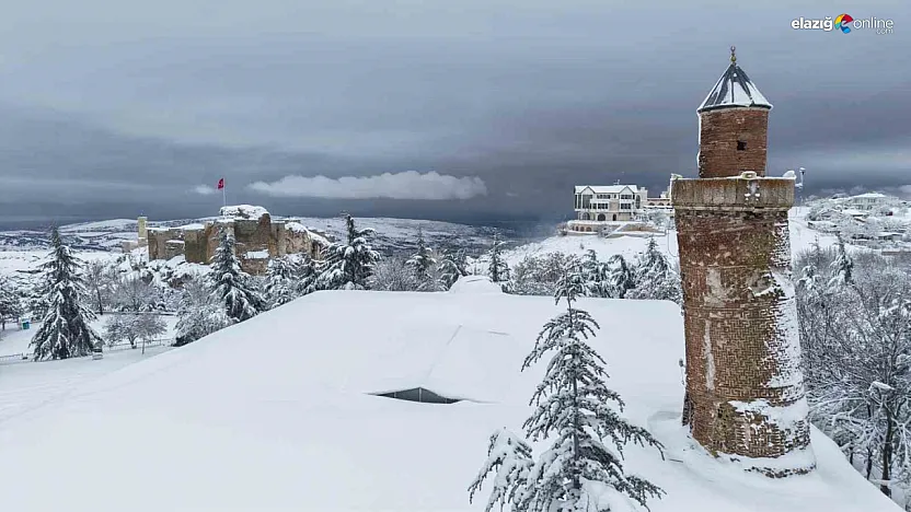 Soğuk, sert ve büyüleyici: İşte kar altındaki Harput