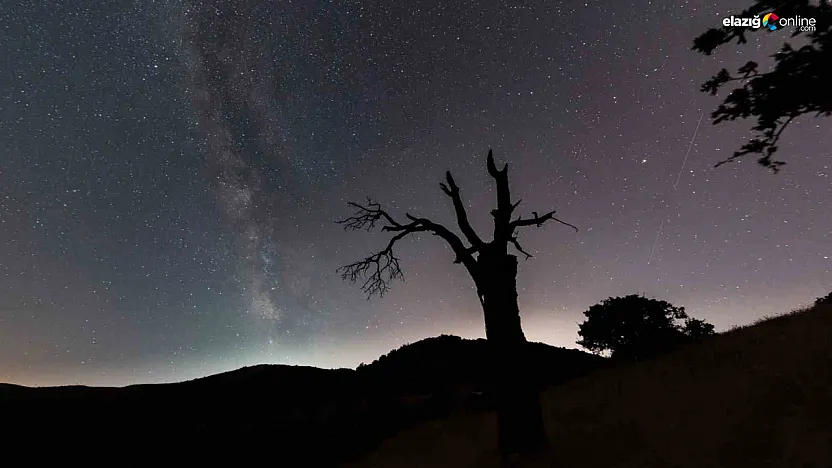 Elazığ'da Perseid Meteor Yağmuru Görsel Şölene Dönüştü!