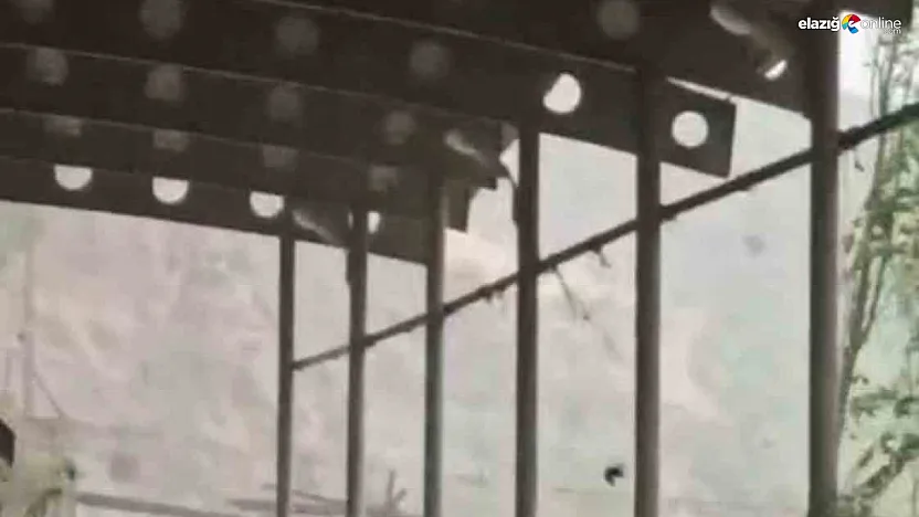 Elazığ Karakoçan'da Şiddetli Fırtına: Çatılar Uçtu, Ağaçlar Devrildi!
