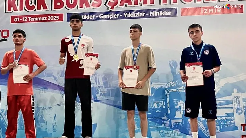 Kick Boks'ta Elazığ Farkı! Türkiye Şampiyonası'ndan 8 Bronz Geldi!