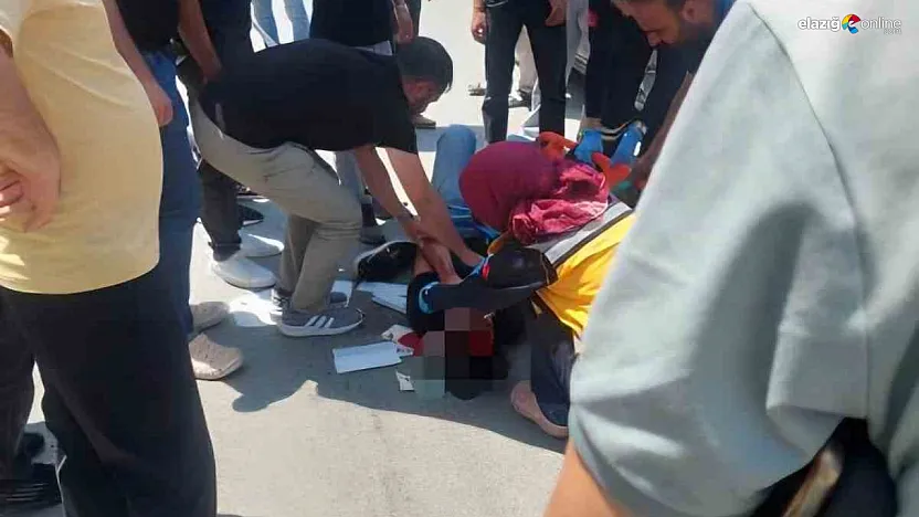 Elazığ'da Trafik Kazası: Duyarlı Vatandaşlardan Yaralıya Gölge Desteği!