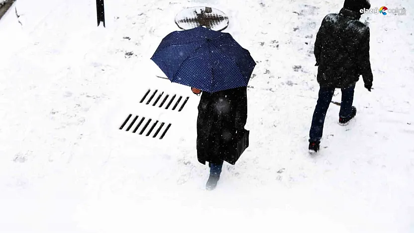 Elazığ'da yılın son sürprizi: Kar bereketiyle geldi!