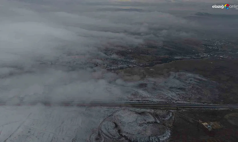 Tarihi Harput'ta üç mevsim bir arada