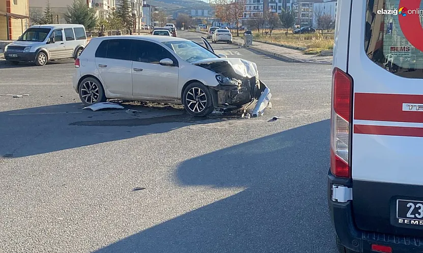 Elazığ Ataşehir'de trafik kazası: 1 kişi yaralandı