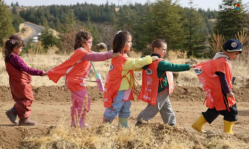 Elazığ Yeşilleniyor! 23 Bin 650 Fidan Aynı Gün Toprakla Buluştu!