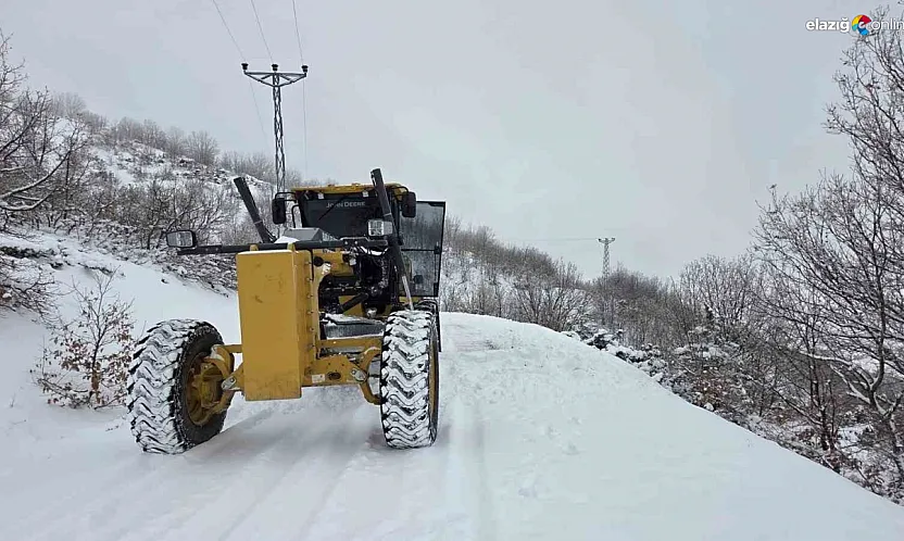 Elazığ'da kar esareti kırılıyor: 335 köy yolu ulaşıma açıldı