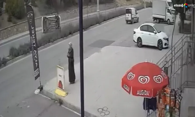 Elazığ'da Yaşanan Trafik Kazası Paniğe Neden Oldu: O Anlar Kamerada!
