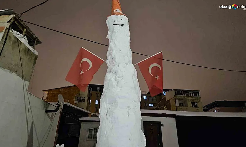 Elazığlı gençler 'Biraz Abartalım' dedi, mahallenin maskotunu yaptı!