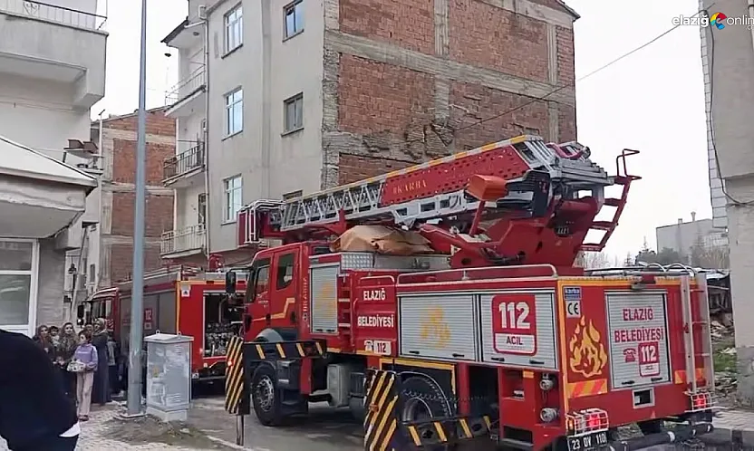 Elazığ'da yangın paniği! İtfaiye zamanla yarıştı, facia teğet geçti