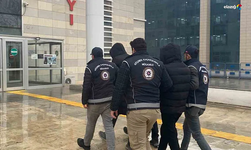 Elazığ polisinden kaçak göçmen operasyonu