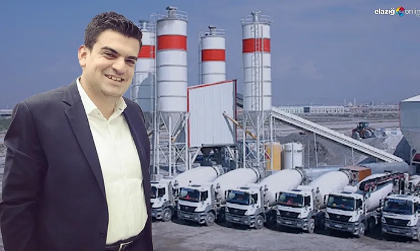 Elazığ'da inşaat sektörüne taze kan: 'HCK Hazır Beton' tesisi üretime başladı