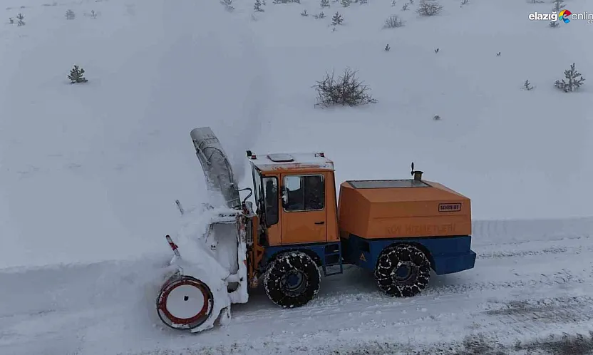 Karla mücadelede tam gaz: 8 köyde hummalı çalışma sürüyor!
