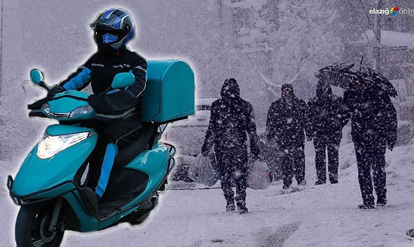 Elazığ'da kar geldi, motorlar durdu! Valilik yasak kararını duyurdu