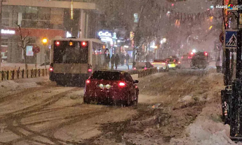 Elazığ beyaz esarete direniyor: Meteoroloji'den 'kuvvetli' uyarı geldi