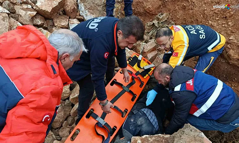 Elazığ'da Kaybolan 75 Yaşındaki Şevki Kurnaz Taşlık Alanda Bulundu