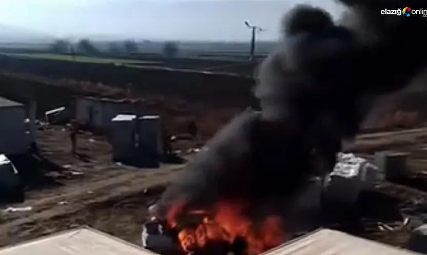 Yazıkonak'ta korkutan yangın: Bir anda alev topuna döndü!