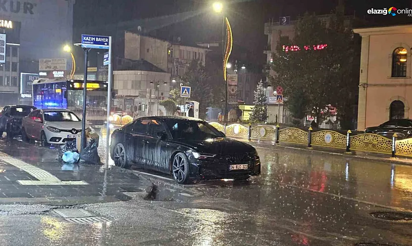 Elazığ'da sağanak yağış etkili oldu