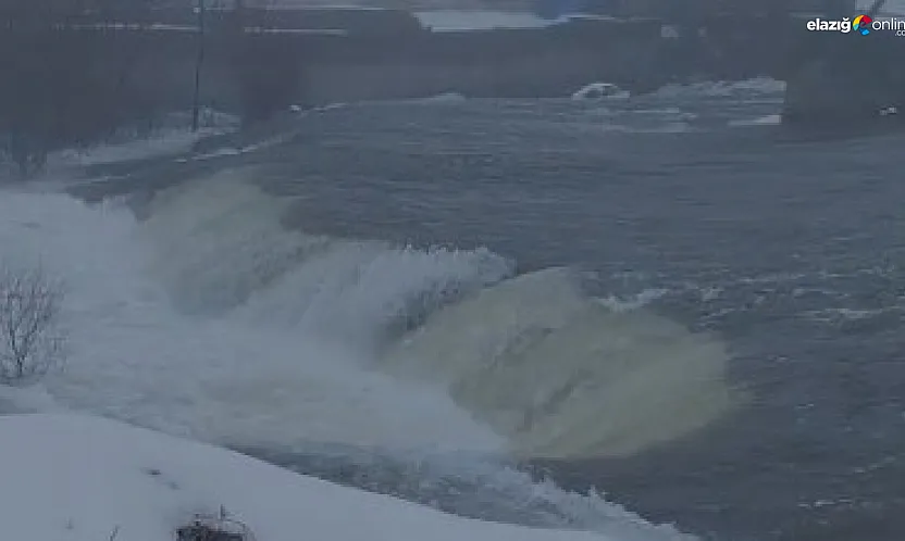 Elazığ'da yağmur bereket getirdi: Kalecik Deresi'nin sesi ilçeyi sardı