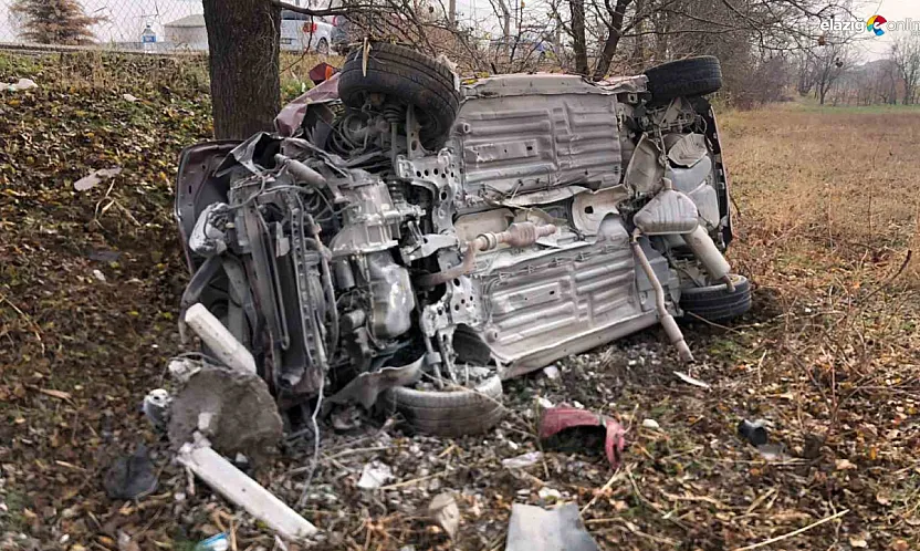 Elazığ'da trafik kazası: 1 yaralı!